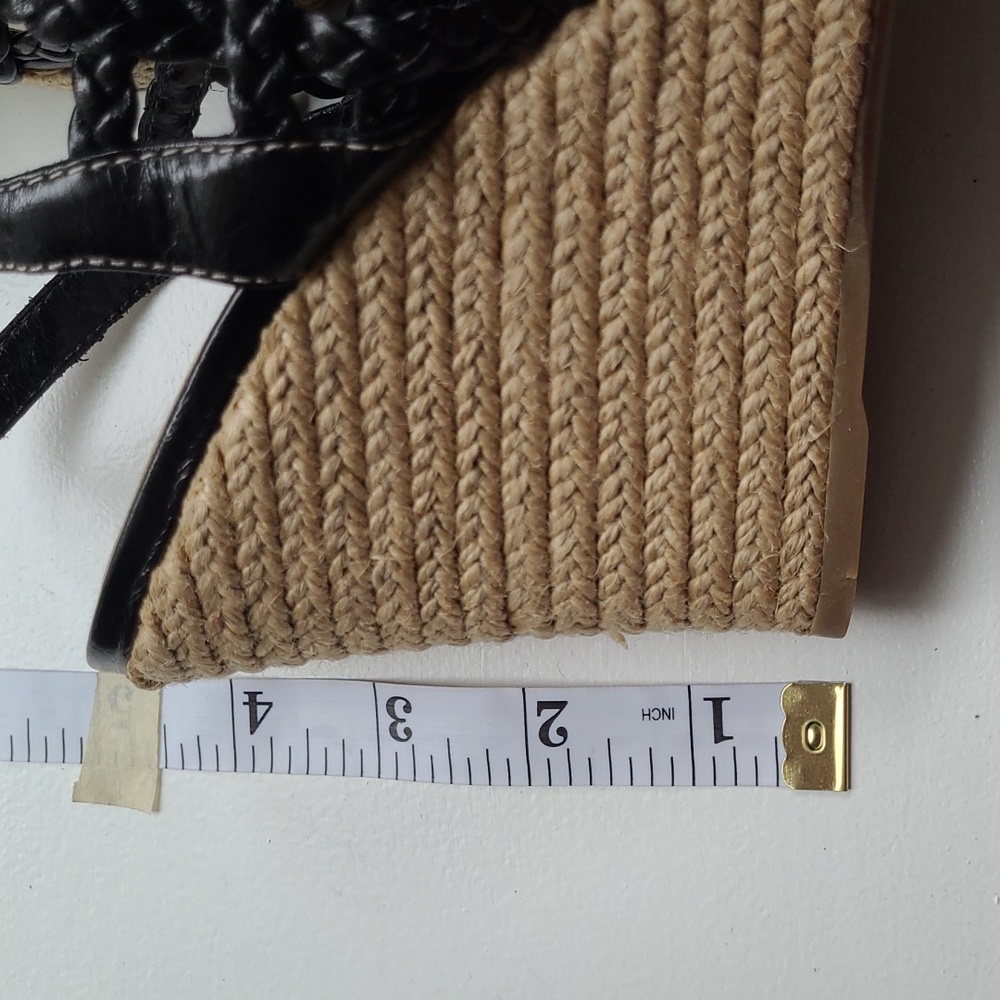 PRADA Authentic wedge mules sandals black - Picture 6 of 8
